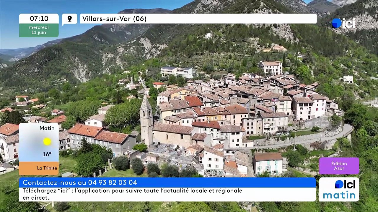 11/06/2025 - ici matin par ici Azur en vidéo