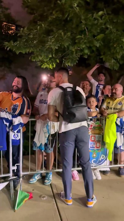 Chegada FC Porto Newark