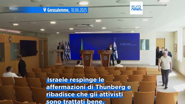 Israele espelle Greta Thunberg dopo il sequestro della nave con gli aiuti per Gaza
