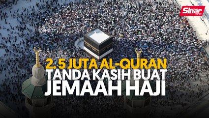 2.5 juta al-Quran tanda kasih buat jemaah haji