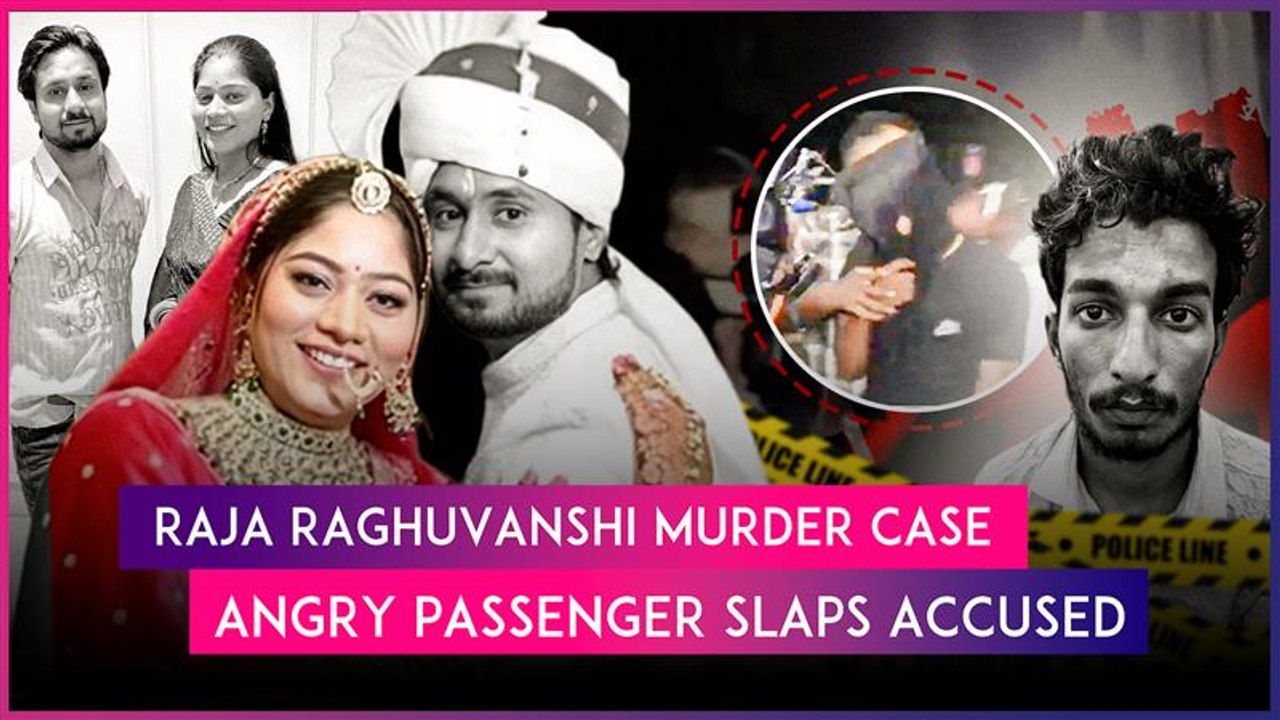 Raja Raghuvanshi Murder Case Accused Slapped By Passenger At Indore Airport, Video Goes Viral