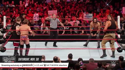 FULL MATCH_ Reigns vs. Owens vs. Rollins vs. Jericho vs. Strowman_ Raw. Nov. 7, 2016