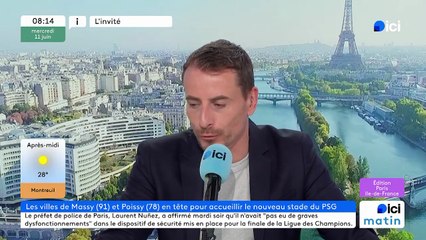 Futur stade du PSG : "On ne va pas jouer à la compétition" avec Poissy, estime le maire de Massy