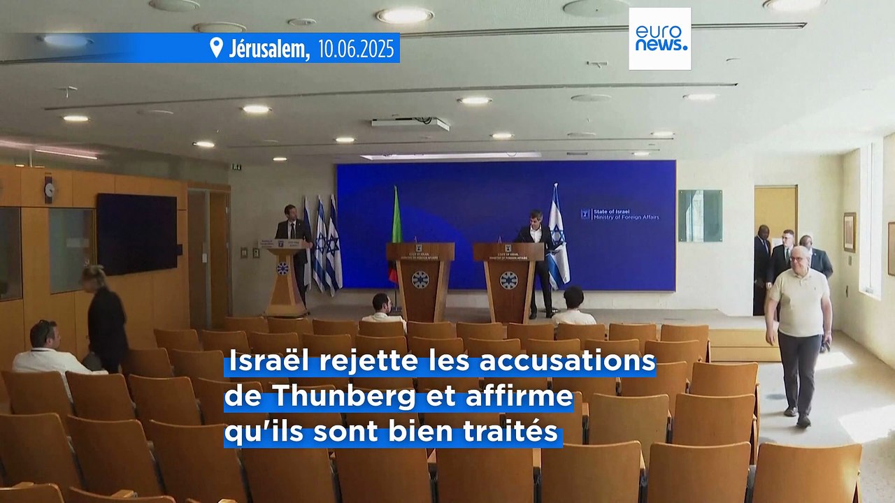 Expulsée d'Israël, Greta Thunberg dénonce un "kidnapping"