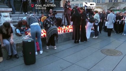 NO COMMENT: Austria llora a las víctimas del tiroteo en la escuela de Graz