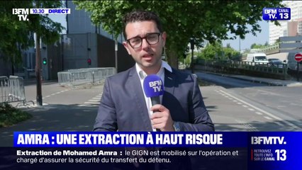 Le dispositif de l'extraction à haut risque de Mohamed Amra vers le tribunal de Paris