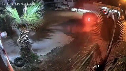 Kamyonetli drift magandası mahalleyi birbirine kattı!