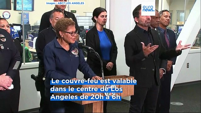 A Los Angeles, plusieurs arrestations après des violations du couvre-feu