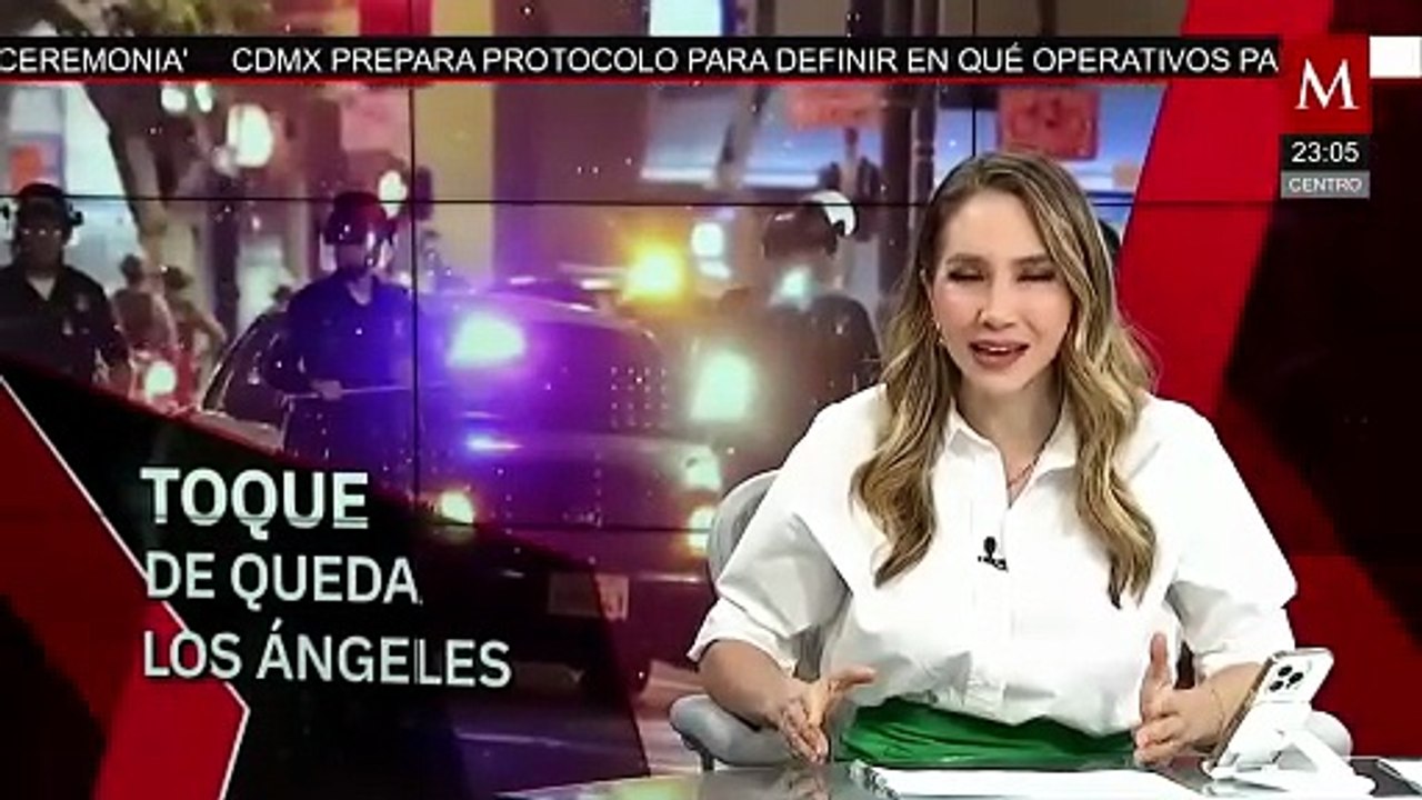 Calles desiertas en California tras primer toque de queda por protestas migrantes