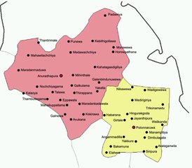 Map of North Central Province. Peta Provinsi Tengah Utara. North Central Province Map. උතුරු මැද පළාතේ සිතියම. வட மத்திய மாகாணத்தின் வரைபடம். Carte de la province du Centre-Nord. Mapa da Província Centro-Norte. Mapa de la Provincia Central del Norte
