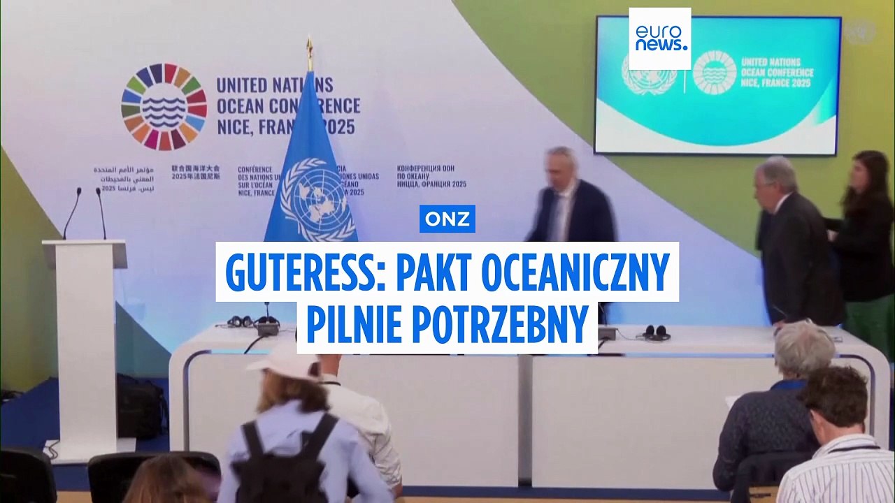 Guterres wzywa kraje do przystąpienia do paktu oceanicznego, zanim będzie za późno, ostrzega przed negacjonistami nauki
