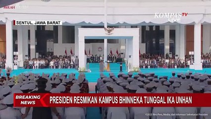 Resmikan Kampus Bhineka Tunggal Ika UNHAN, Presiden Prabowo Terima Kasih ke SBY-Ceritakan Kedekatan
