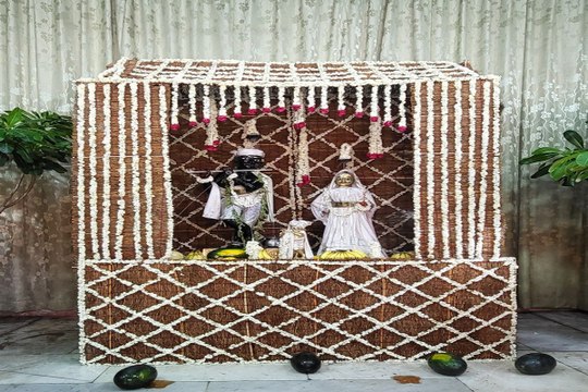 ज्येष्ठ पूर्णिमा पर ठाकुरजी का धवल शृंगार, भक्ति में डूबे श्रद्धालु, देखें वीडियो