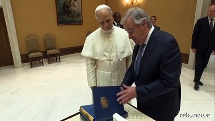 Papa Leone incontra Antònio Guterres