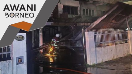 Wanita melecur, tiga rumah hangus