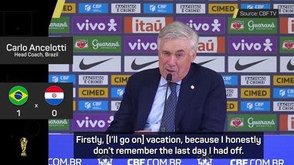 Ancelotti considering 70 names for Brazil's World Cup squad