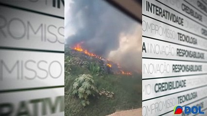 Incêndio atinge lixão do Aurá e fumaça preocupa