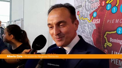 La Vuelta parte dal Piemonte, Cirio "Grande promozione per territorio"
