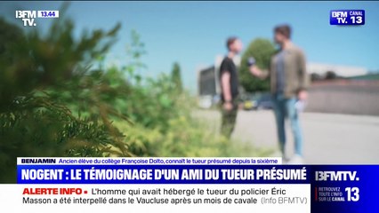 Surveillante tuée: "Il avait un comportement violent", raconte un ancien élève du collège Dolto de Nogent qui connait le tueur présumé