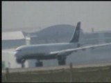 Take off A330 US-Airways at the airport of Roissy CDG