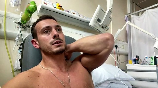 Tom Weeden talks to KMTV in hospital following high-speed Isle of Man TT crash