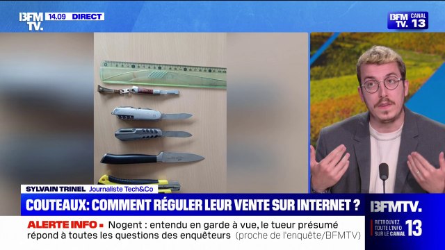 Attaques au couteau: le gouvernement souhaite réguler la vente d'armes blanches sur internet