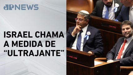 Ministros israelenses sofrem sanções de cinco países por incitar violência contra palestinos