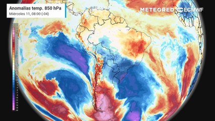 Luego del paso del rpimer sistema frontal por Chile Central, llegan las heladas