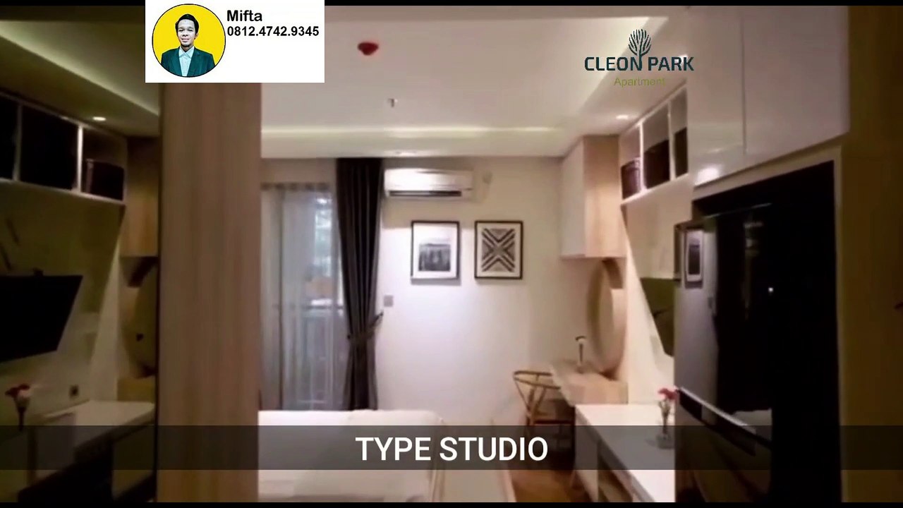 P64. Free PPN 100% berakhir 30 Juni 2025 lho... ☝️ Cleon Park STUDIO ZFHI Cleon Park Apartment Jakarta Garden City