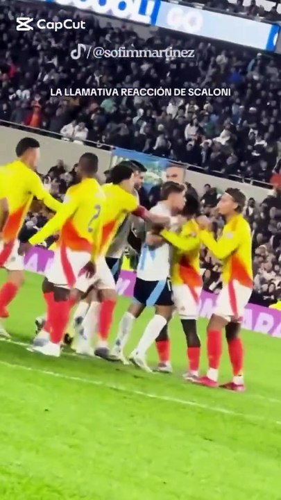 La sorpresiva reacción de Lionel Scaloni con Luis Díaz tras el gol de la Selección Argentina ante Colombia