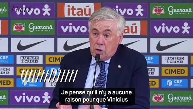 Ancelotti : Vinícius peut faire les mêmes choses qu’à Madrid