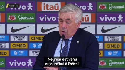 Ancelotti : "Neymar peut jouer partout"