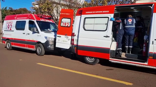 Menino de 4 anos sofre convulsão e é socorrido pelo Samu no bairro Alto Alegre