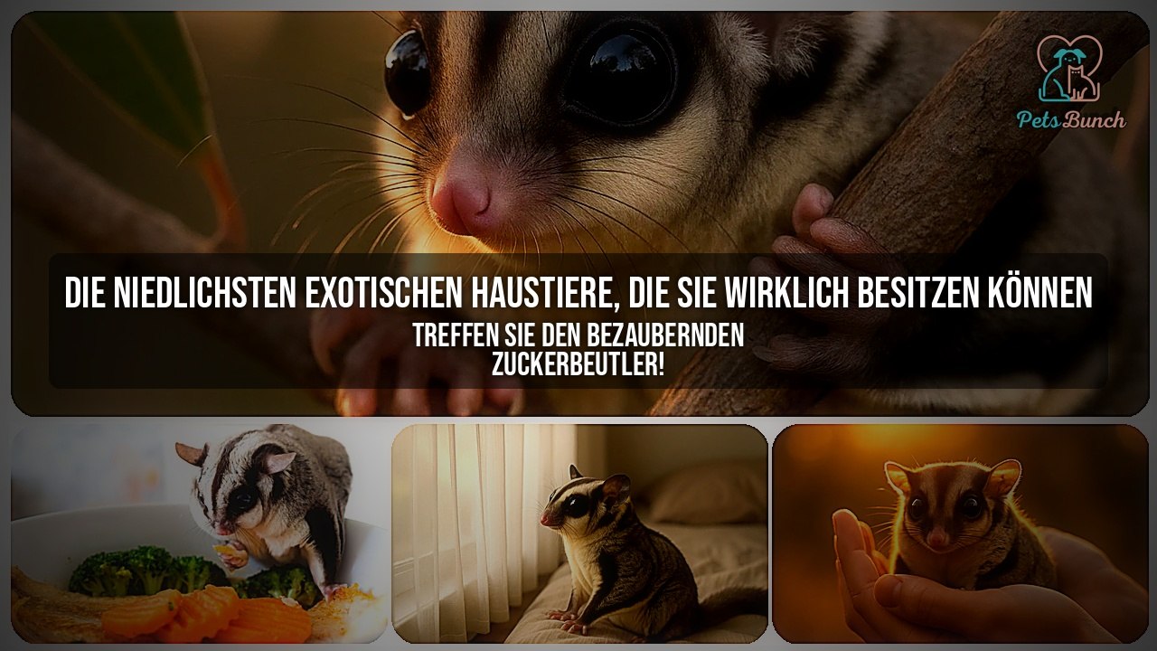 Exotische Haustiere: Die niedlichsten Tiere, die Sie zuhause halten können | Zuckerbeutler & mehr!