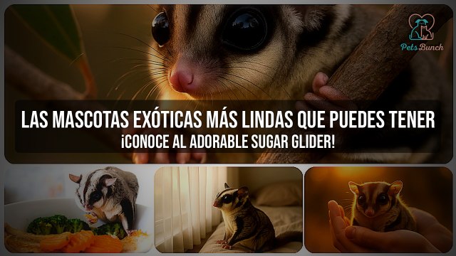 🐨 Las Mascotas Exóticas Más Lindas: Conoce al Adorable Sugar Glider