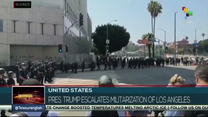 United States, pres. Trump escalates militarization of Los Angeles