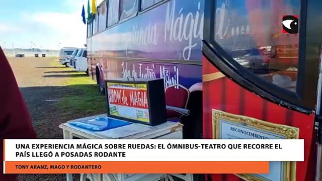 Una experiencia mágica sobre ruedas el ómnibus-teatro que recorre el país llegó a Posadas Rodante