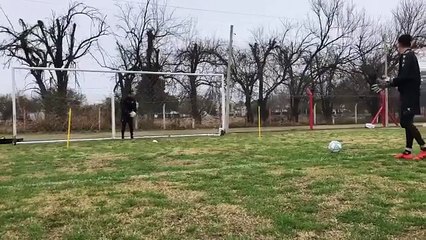 Los arqueros Carranza, Petruchi y Sittaro entrenan bajo las directivas de Rodrigo Cervetti