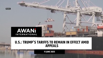 U.S.: Trump's tariffs to remain in effect amid appeals