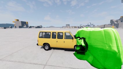 محاكي الحوادث سيارة تصتدم بالجلي