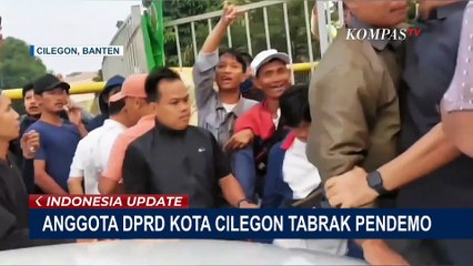 Anggota DPRD Cilegon Tabrak Pendemo dengan Mobil di Tengah Aksi Mogok Kerja