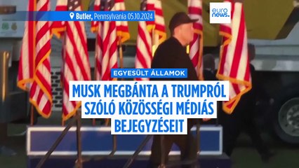 Elon Musk azt mondja, megbánta néhány közösségi médiás bejegyzését Donald Trumpról