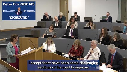 Peter Fox MS likens the A465 stretch in Monmouthshire to a smart motorway