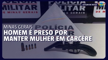 Preso homem que mantinha mulher em cárcere privado