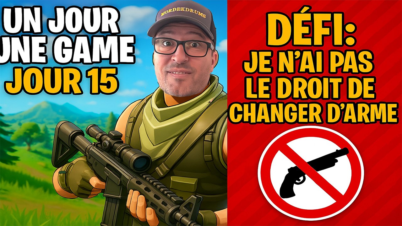 Un jour une game - Jour 15 : Je N'AI PAS LE DROIT de changer d'arme ! (défi impossible)