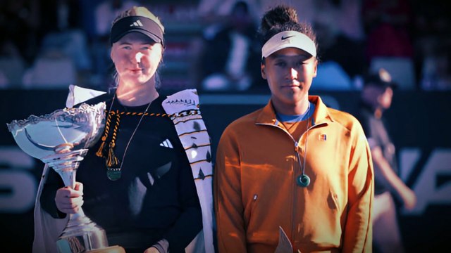 Tennis : Tournoi de Tennis WTA 250 d'Auckland 2025 Finale Simple Dames Tauson (Dan) - Naomi Osaka (Jap)