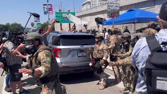 Trump despliega marines y eleva la tensión en las protestas de Los Ángeles