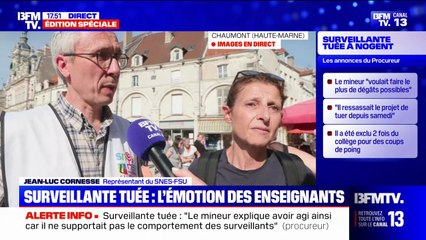 "Il y a beaucoup de souffrance": un rassemblement organisé à Chaumont, en Haute-Marne, en hommage à Mélanie, la surveillante tuée à Nogent