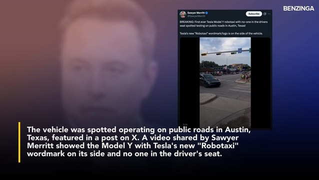 Tesla's Robotaxi Spotted Without Driver, But Can It Catch Waymo's Breakneck Lead?
