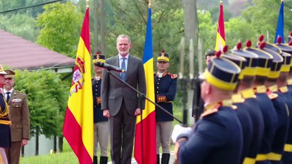 Rei Felipe VI de Espanha saúda a unidade da NATO em toda a Europa durante visita oficial à Roménia